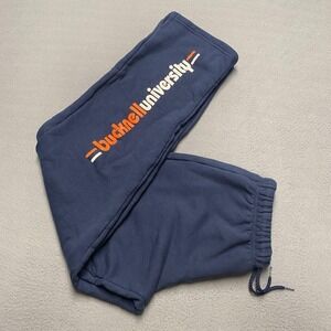 Bucknell‎ Bison Pants Mens Medium Blue NCAA College Athletic Sweatpants Made USA